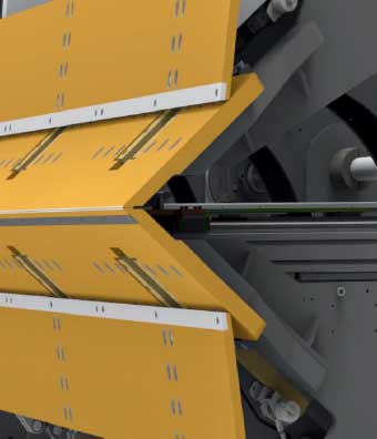 126" -331" Stefa #VHB-Series, Double Folder, 14 gauge Thickness capacity, 15-1250 mm Backgauge Range - Image 3