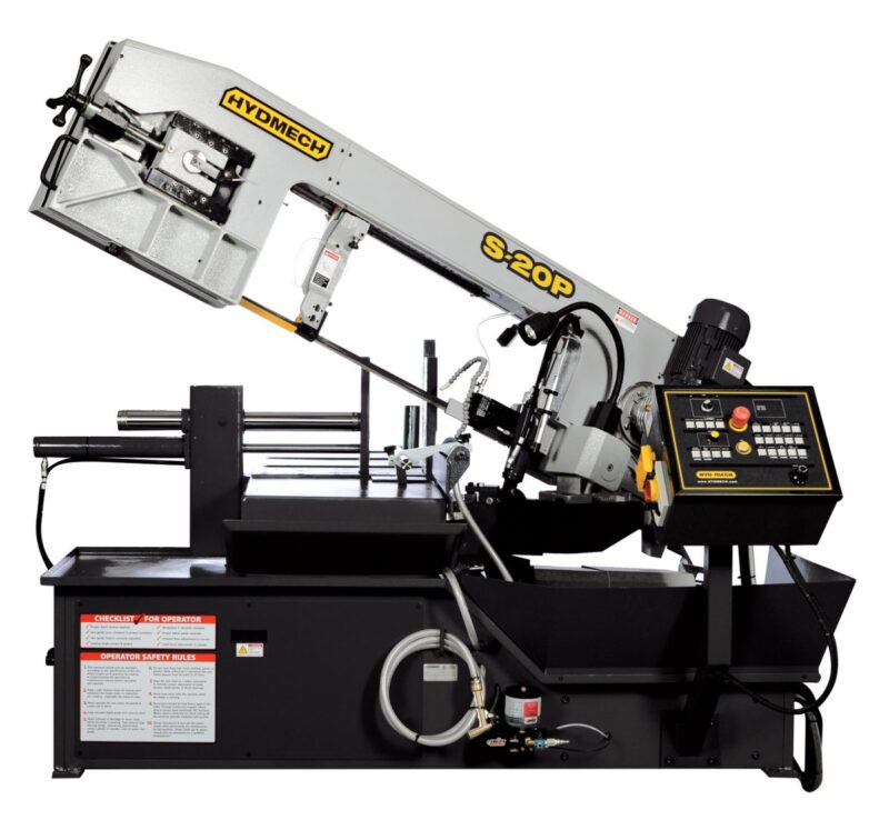 13" x 18" Hydmech #S-20P, Semi-Automatic Scissor Style Band Saw, 1" x 178" Blade, 31" H Table, 45-330 SFM, 3 - Image 1