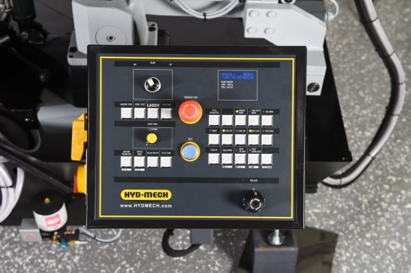 13" x 18" Hydmech #S-20P, Semi-Automatic Scissor Style Band Saw, 1" x 178" Blade, 31" H Table, 45-330 SFM, 3 - Image 2