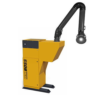 1500 cfm Ventboss #S31, Metal Dust Collector, Nanofiber Merv 15 Filter, 24" width x 70" H x 25" D Size, 2 HP - Image 1