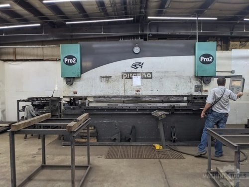 200 Ton, Piranha #Pro-2-200-14, Press Brake, 14' Bed & Ram length, 8" Stroke, 17" Open height, 20 HP, 2006 - Image 1