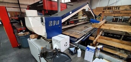 5.9" KBM #M2S92-150, Long-Belt Sanding Machine, (2) Grinding Belts, 354" Belt length, 100 kg max Work Weight - Image 1