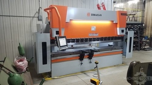 242 Ton, Ermaksan #Power-Bend-Falcon-3760-220, Press Brake, 4-Axis, 12' Overall length, 127" Between - Image 2