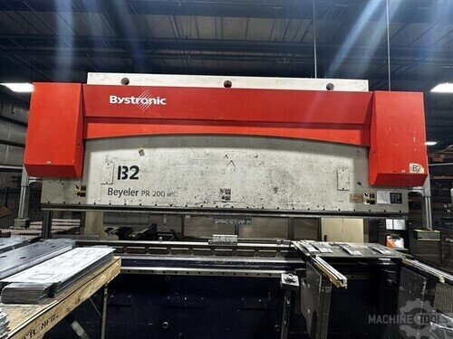 220 Ton, Bystronic #PR-200X4100, Press Brake, 8-Axis, 13' Overall length, 147" Between Housings, 8.46" - Image 1