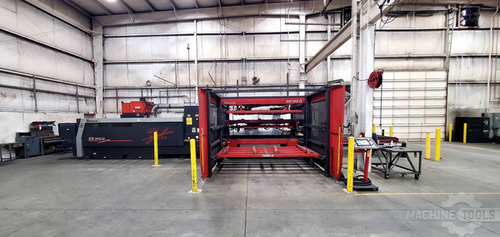 Amada #LCG-3015-AJ, Laser Cutter, 60" width x 120" L Sheet Size, 4724 IPM, 6 kW Power, 2016 - Image 2