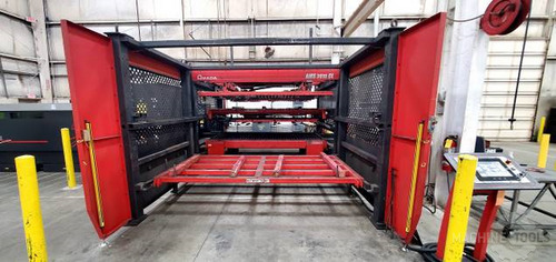 Amada #LCG-3015-AJ, Laser Cutter, 60" width x 120" L Sheet Size, 4724 IPM, 6 kW Power, 2016 - Image 3