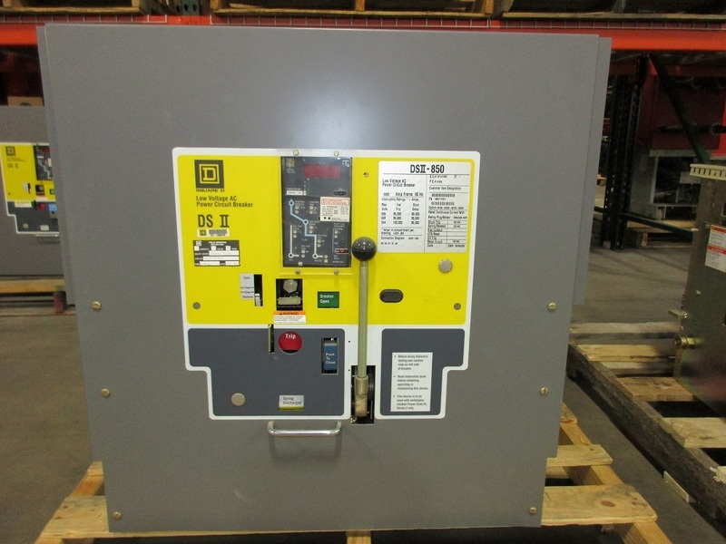 5000 Amps, Square D, DSII-850, electrically operated, drawout, 120 VAC - Image 1