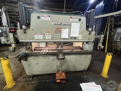 75 Ton, Accurpress #Edge-4758, Press Brake, 8' Overall length, 78" Between Housings, 10" Stroke, 2014 - Image 1