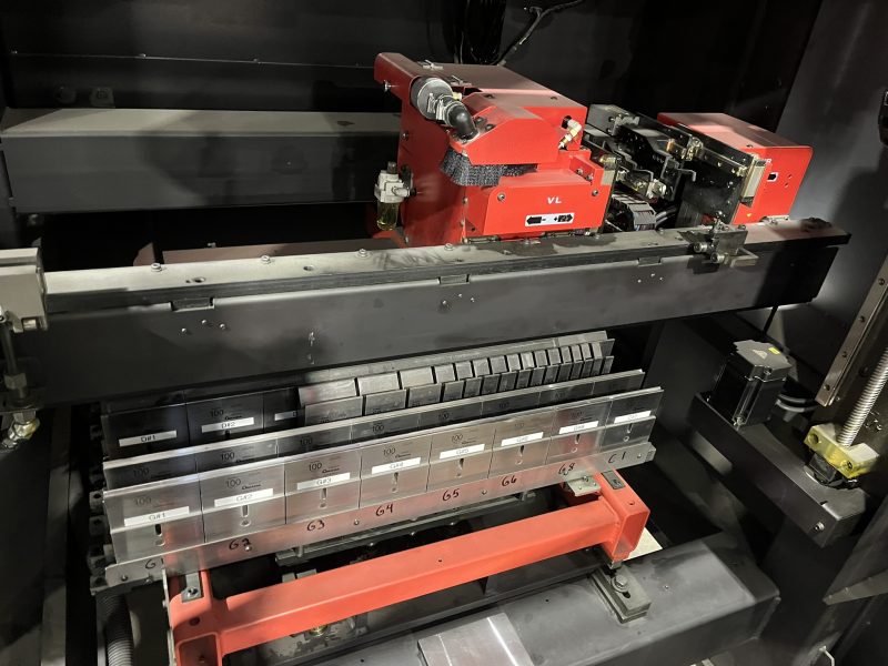 110 Ton, Amada #HG-1003-ARS, Press Brake, 6-Axis, 10.4' Overall length, 106.3" Between Housings, 9.8" Stroke - Image 6