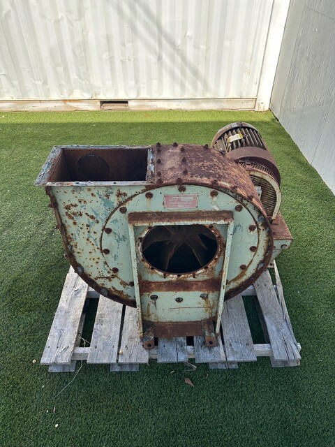 Lummus #HF-136, Centrifugal Blower, 22" diameter, 8-1/4" width, 12-1/4" inlet, 15 HP, 1760 RPM, 575 Volt - Image 7