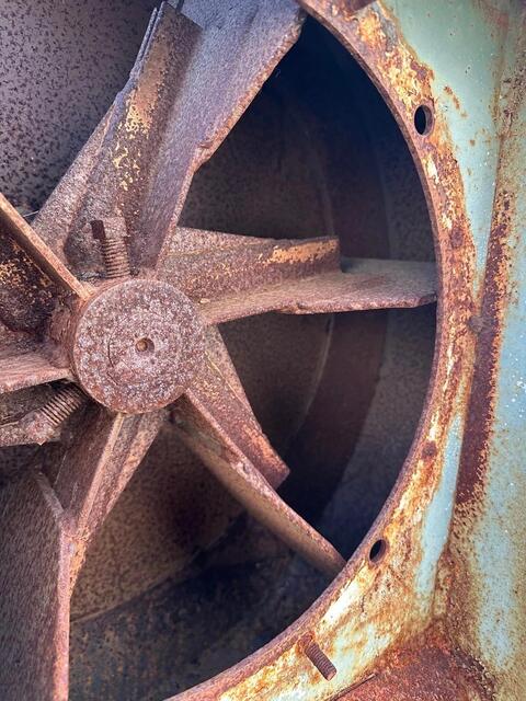 Lummus #HF-136, Centrifugal Blower, 22" diameter, 8-1/4" width, 12-1/4" inlet, 15 HP, 1760 RPM, 575 Volt - Image 9