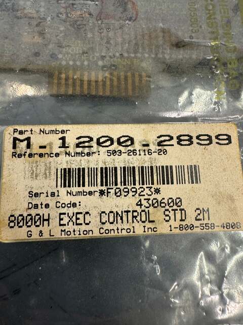 Giddings & Lewis Motion Control Inc (Giddings & Lewis) CNC Control Module M-1200.2899 - Image 3
