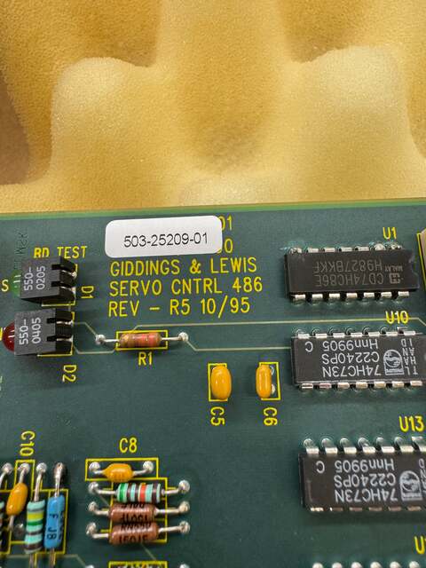 Giddings & Lewis Circuit Board 503-25209-01 486 8000H - Image 3