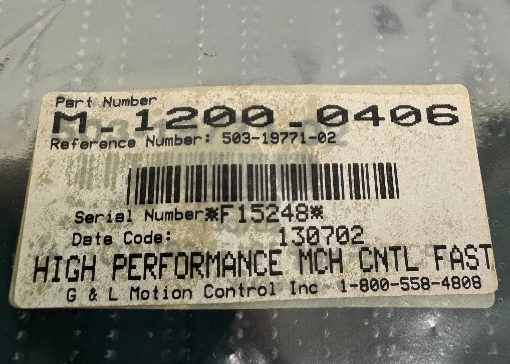 Giddings & Lewis Motion Control Inc Machine Control Unit M-1200-0406 - Image 2
