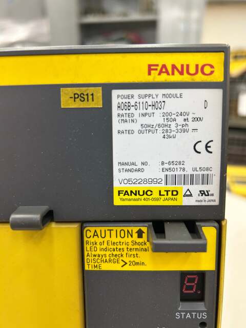 FANUC A06B-6110-H037 Power Supply - Image 3