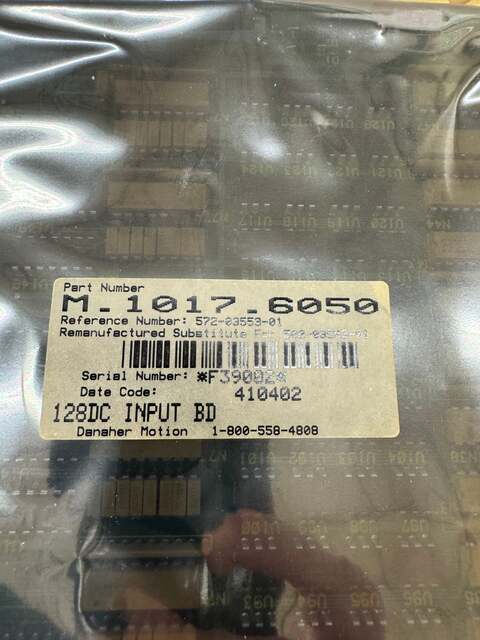 Danaher Motion (Giddings & Lewis) I/O Module M.1017.6050 24 VDC - Image 3