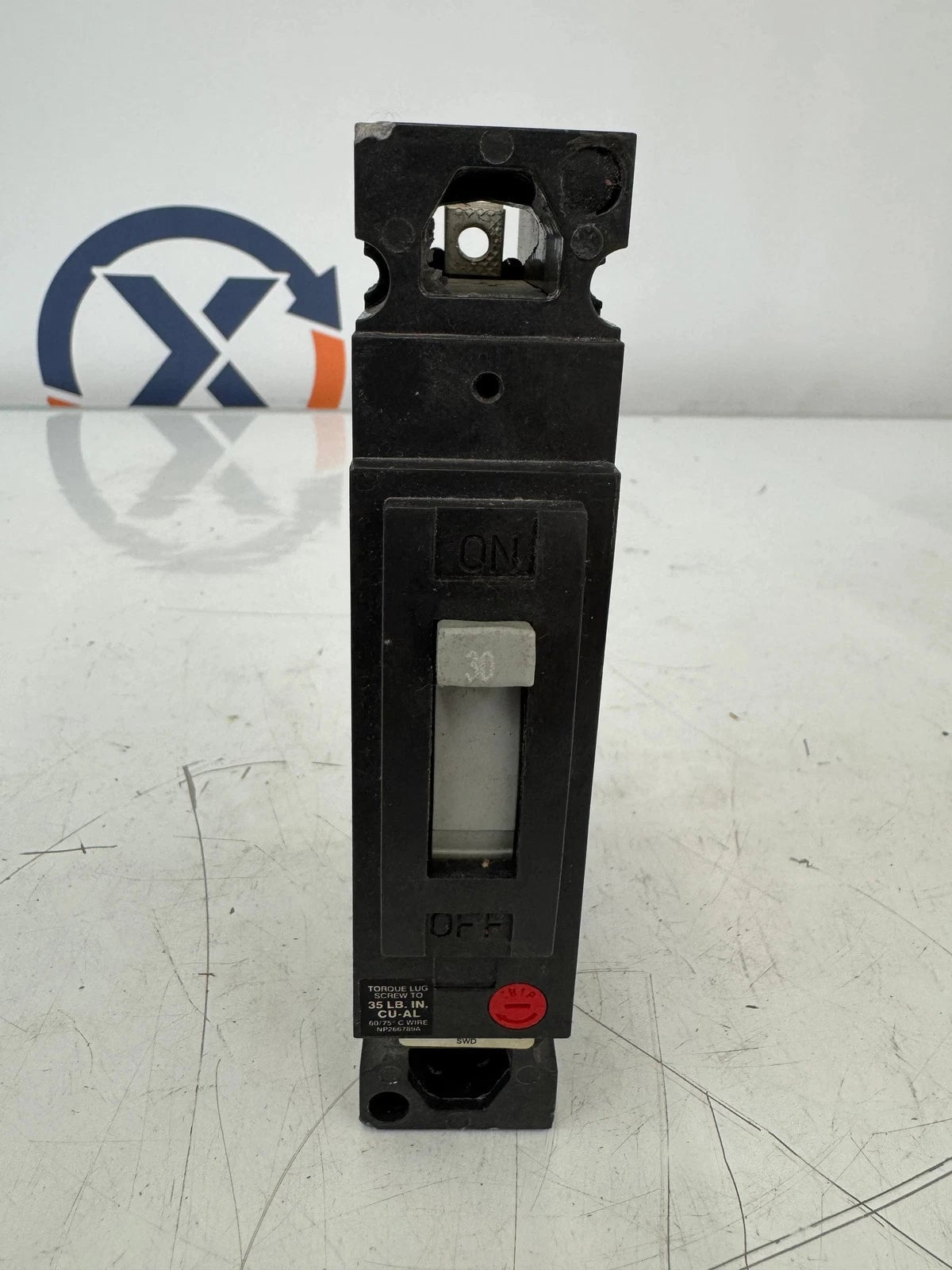 General Electric General Electric TED113030 30A 1-Pole Circuit Breaker, 277VAC / 125VDC, 14kAIC @ 277V - Image 1