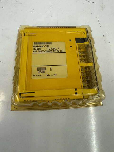 GE Fanuc I/O Module Model A Relay Output Module A03B-0807-C160 30V DC / 250V Allis-Chalmers - Image 1