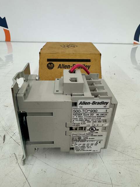 Allen-Bradley Contactor 500-TO*930 600 VAC MAX m00431 - Image 2