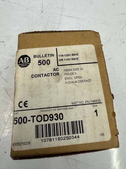 Allen-Bradley Contactor 500-TO*930 600 VAC MAX m00431 - Image 6