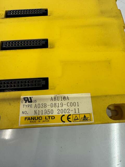 Fanuc Ltd I/O Module A03B-0819-C001 - Image 3