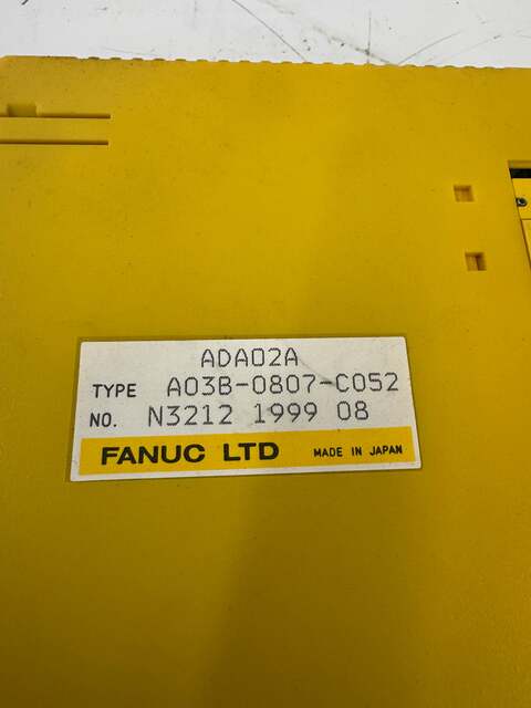FANUC LTD I/O Module A03B-0807-C052 (ADA02A) - Image 3