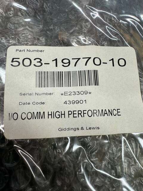 Giddings & Lewis I/O Comm High Performance Board 503-19770-10 - Image 3