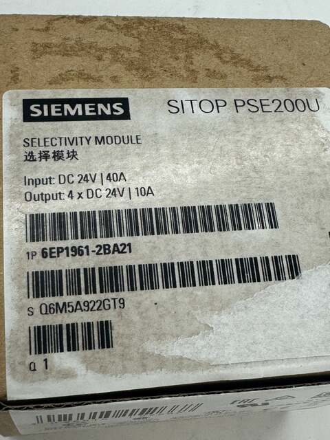 Siemens Selectivity Module 6EP1961-2BA21 24 VDC - Image 3