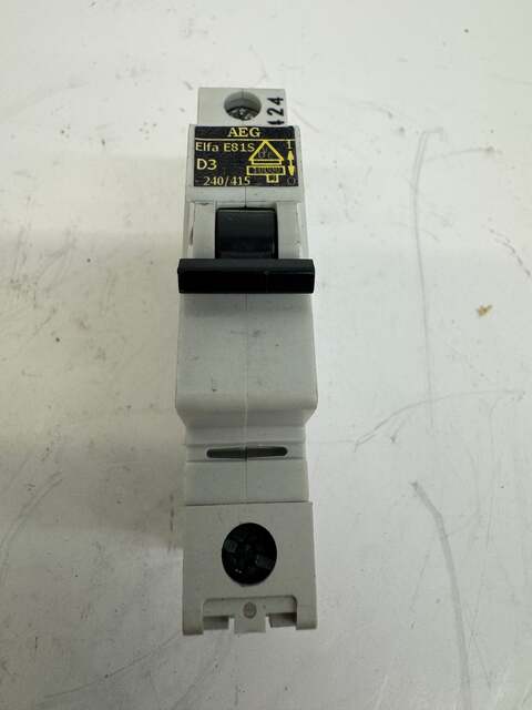 AEG Miniature Circuit Breaker ELFA-E81S-D3 240/415V Allis-Chalmers - Image 1