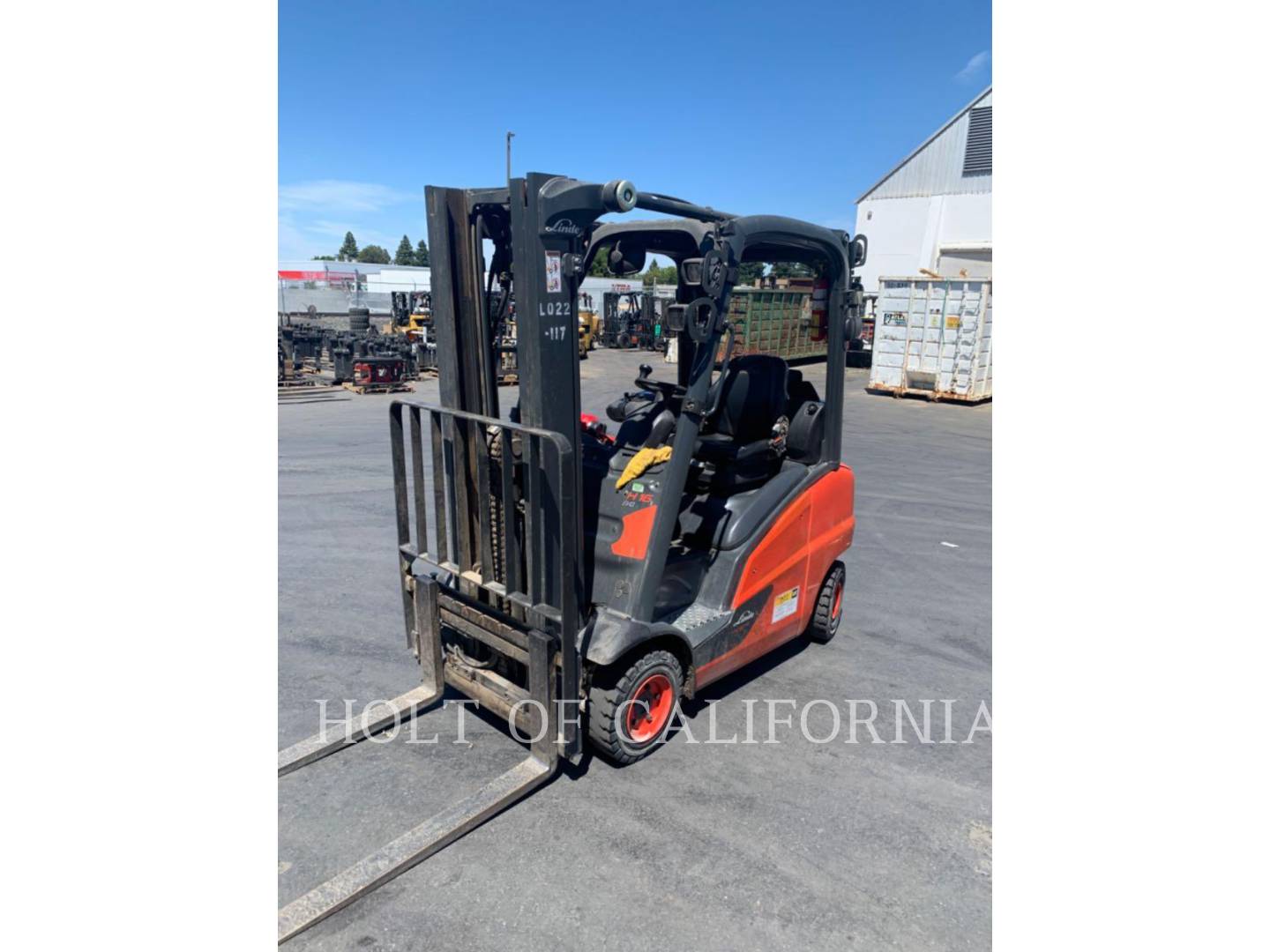 Linde H16T, Forklift, 1589 hours, S/N: PKY391L01236, 2022 - Image 1