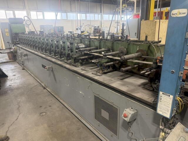 20 Stand, Dahlstrom #400-20OB, rollformer, 12" roll space, 1.5" arbor diameter, 40 HP, 100 FPM - Image 1