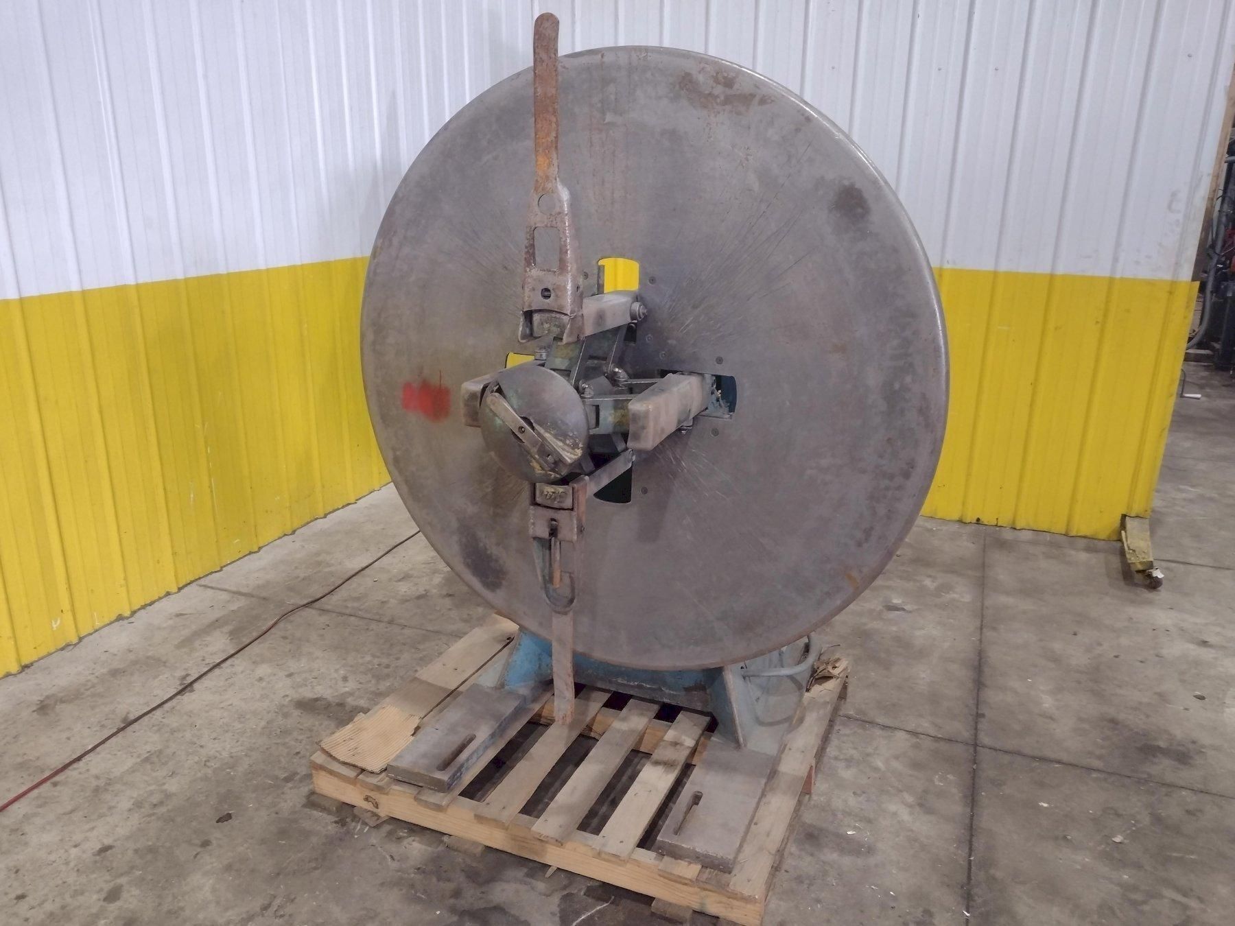 4000 lb. Littell #40-12, pull off coil reel uncoiler with electric brake, 12" width, 60" outside dimensions - Image 2