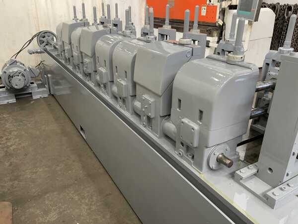 8 Stand, Yoder #M2, rollformer, 2" shaft diameter, 15" nominal roll space, coolant base, controls, 20 HP - Image 2