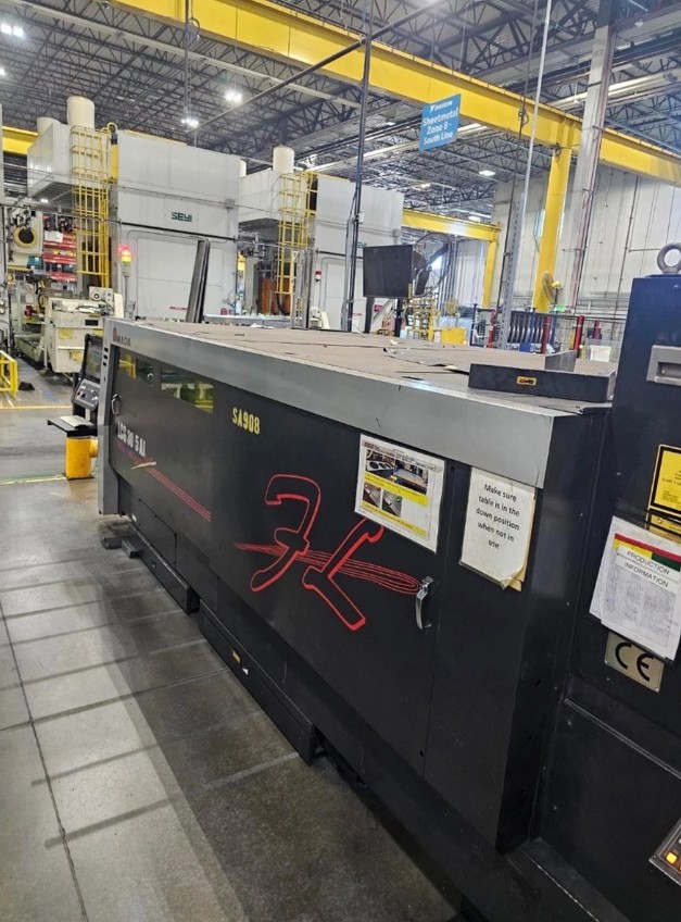 Amada #LCG-3015AJ, CNC fiber laser, 2000 watt, 5' x10'sheet, 121" X, 61" Y, 3.93" Z, NT Control, chiller - Image 3