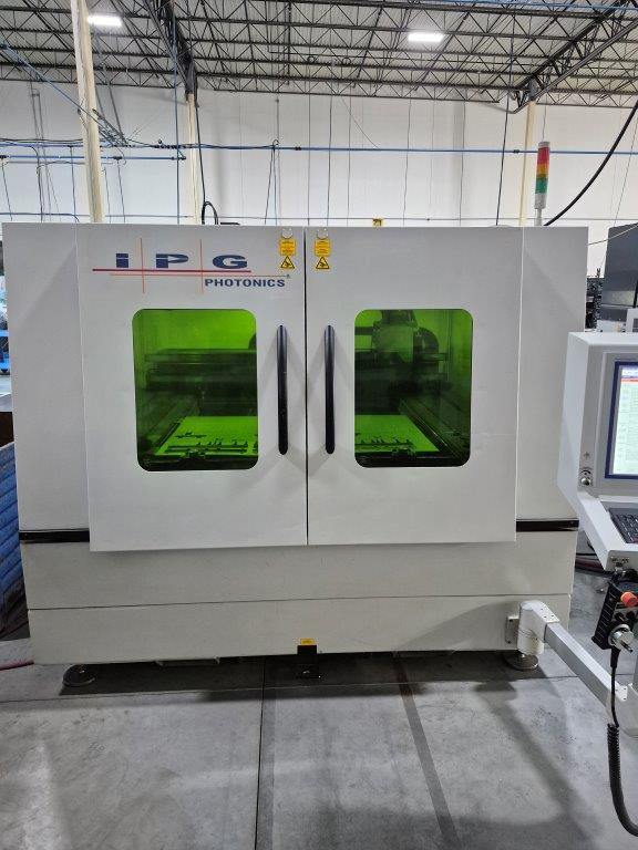 IPG #Lasercube, fiber laser, 4' x 4' sheets, 4000 watts, chiller, dust collector, 2021 - Image 1