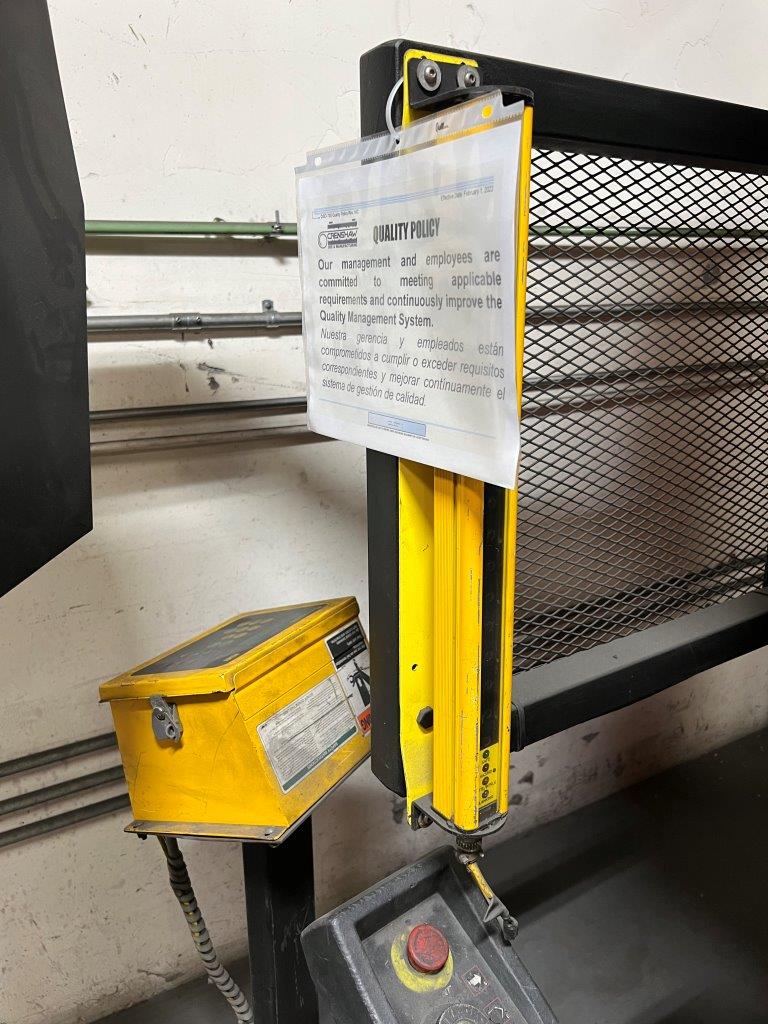 138 Ton, Amada #HFB-1254, CNC hydraulic press brake, 13' 9" OA, 148" between housing, 7" stroke, 16.1" - Image 4