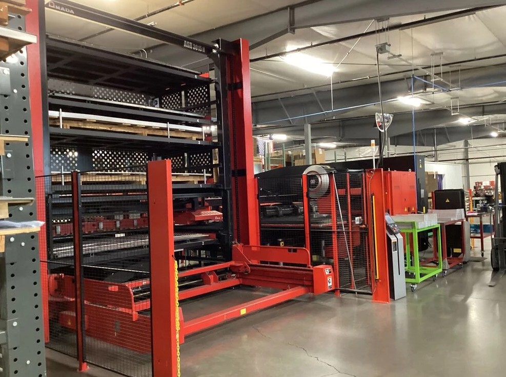 33 Ton, Amada #EMK-3612-MII, servo driven turret punch, 55 station, 4 automatic index, NT Control, 2 work - Image 6