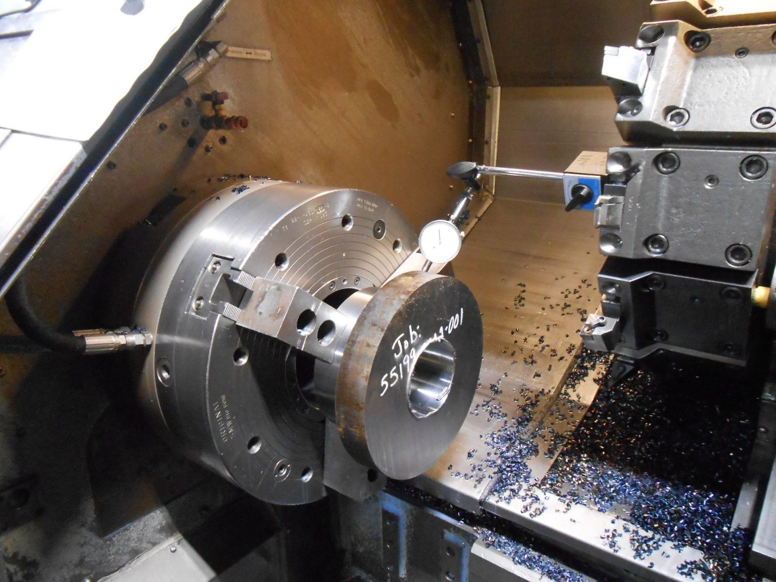 Mazak #Quick-Turn-40, CNC lathe, 20" swing, 15" chuck, 15.75" dia., 40.31" lgth, 40 HP, 3000 RPM, 2-Axis - Image 3