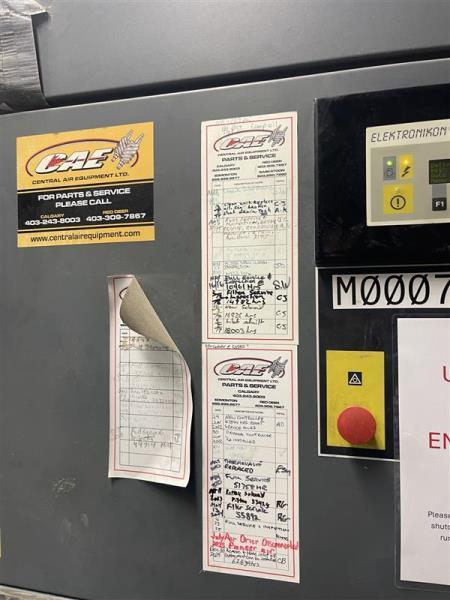 267 cfm, 125 psi, Atlas Copco #GA-55, Rotary Screw Air Compressor, 75 HP, 1755 RPM, Elektronikon operator - Image 3