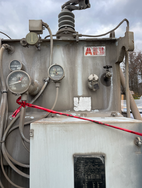 15 MVA 24000 Primary, 13800 Secondary, ABB, 3 Phase/60HZ Transformer Oil - Image 4