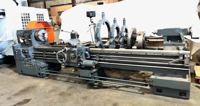 24" x 118" Hwacheon #HL-630, precision engine lathe, Sony 2-Axis digital read out, like new - Image 4