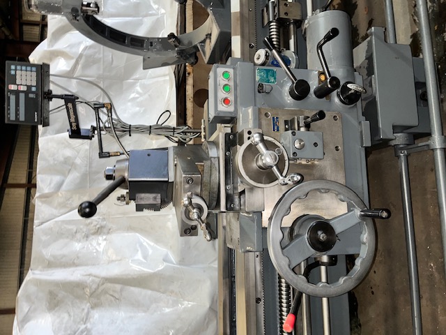 24" x 118" Hwacheon #HL-630, precision engine lathe, Sony 2-Axis digital read out, like new - Image 7