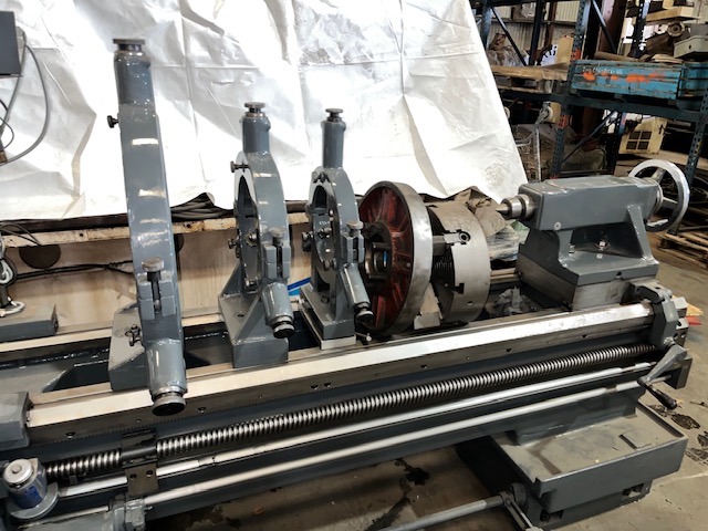 24" x 118" Hwacheon #HL-630, precision engine lathe, Sony 2-Axis digital read out, like new - Image 8