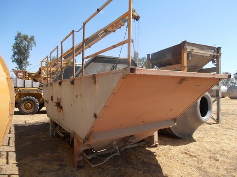 Cold Feed 3-compartment bin with weigh hopper, belt conveyor - Image 3