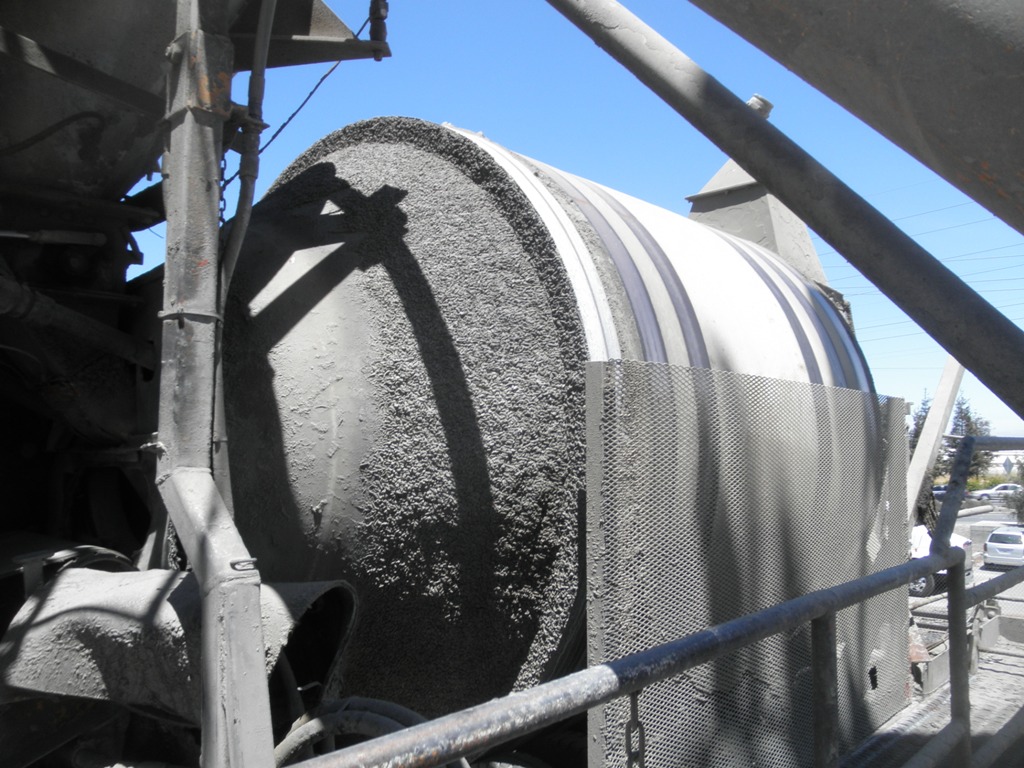 Rotary tumble mixer, spirals, Carbon Steel, hopper feed, 80" x 150" - Image 8