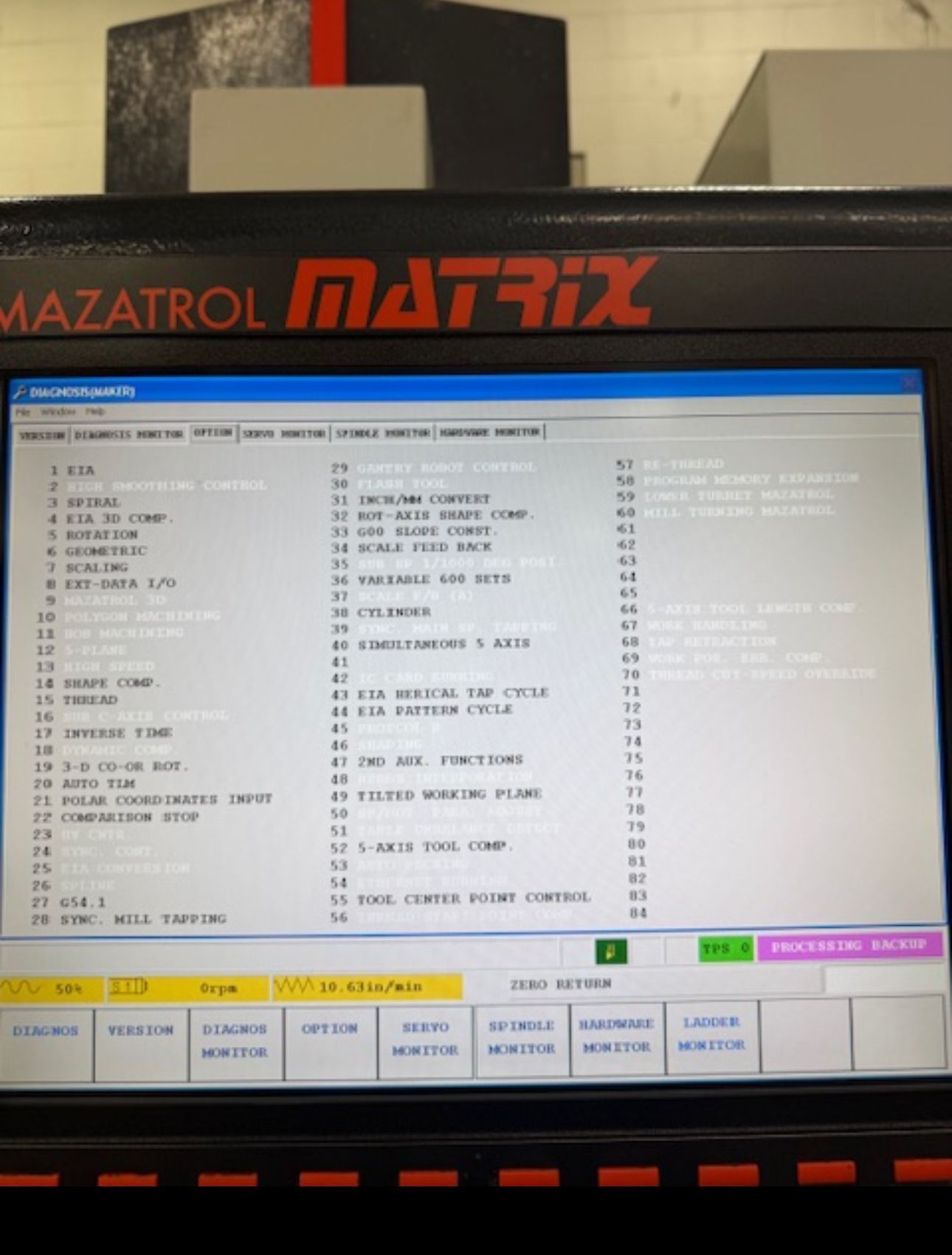 Mazak #Integrex-100-IV, CNC lathe, 21.4" swing, 6" chuck, 2" bar, 21.45" dia., 29.65" lgth, 15 HP, 6000 RPM - Image 7