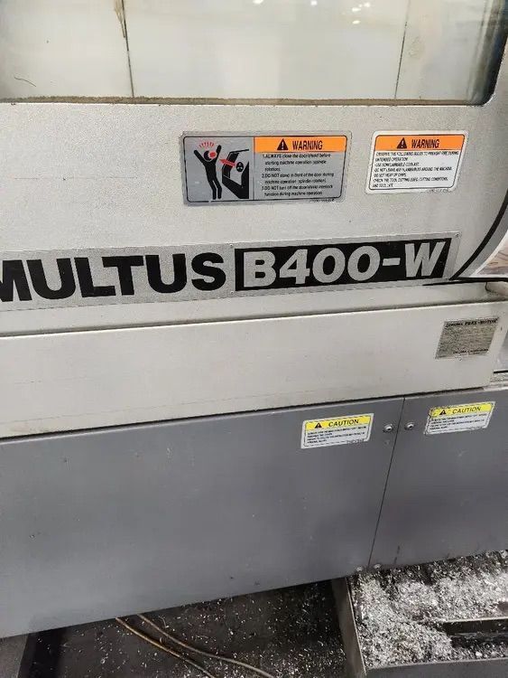 Okuma #Multus-B400W, CNC Lathe, 8-Axis, 28" Swing, 59" Centers, 15" Chuck, 4" Bar, 26.4" Turning diameter, 40 - Image 4