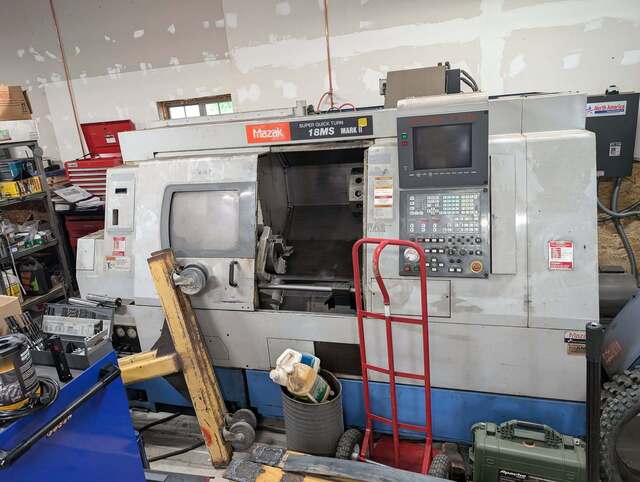 Mazak #Super-Quick-Turn-18MS-Mark-II, CNC Lathe, 20.1" Swing, 20.5" Machining length, 10" Chuck, 2.5" Bar - Image 1