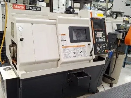 Mazak #Quick-Turn-Nexus-100, CNC Lathe, 2-Axis, 21.7" Swing, 12.1" Machining length, 6" Chuck, 2" Bar, 11" - Image 1
