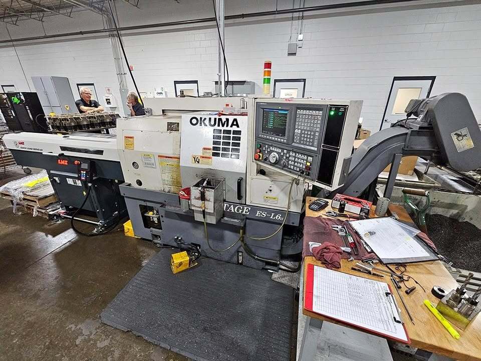 Okuma #Heritage-ES-L6II, CNC Lathe, 13.8" Swing, 1.6" Bar, 2.1" Bore, 8.3" diameter x 11.8" L Turning Size - Image 1